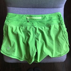 EUC Lululemon Run Speed Shorts. Size 6